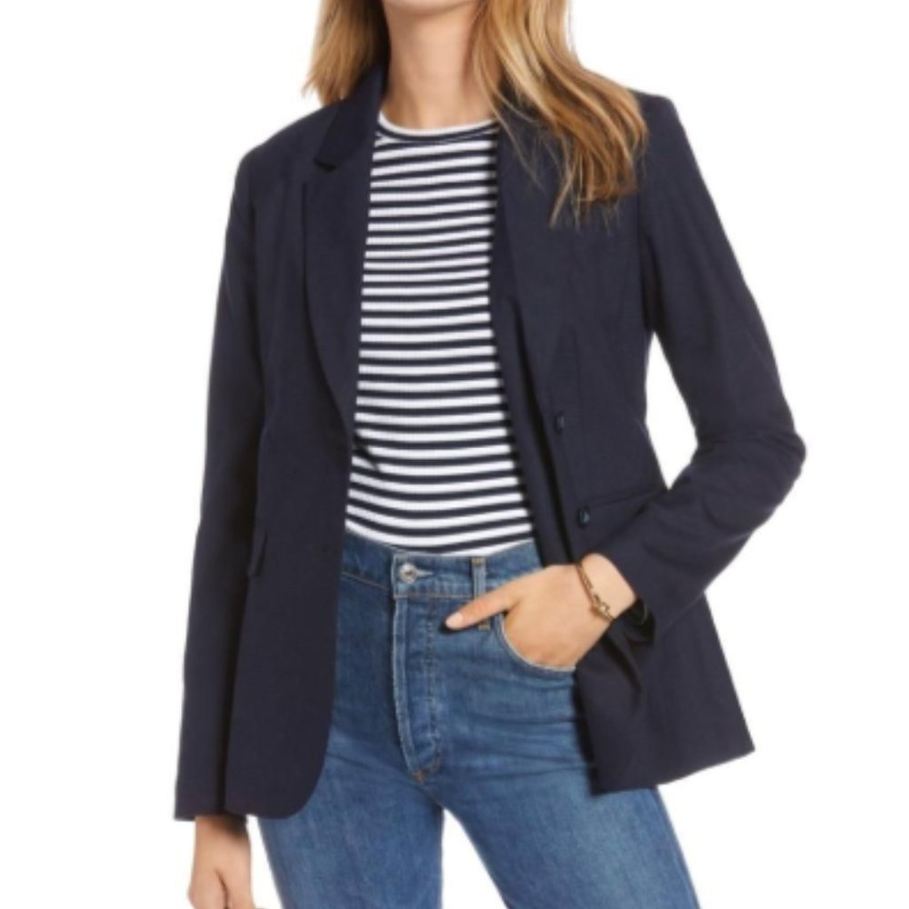 1901 Navy Blue Original Wool Blazer